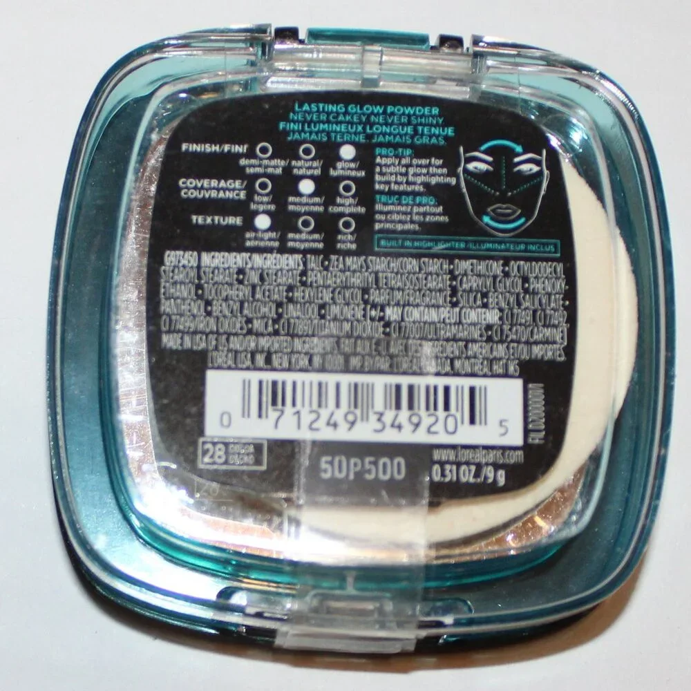 L'Oréal Paris Infallible Pro Glow Pressed Powder – Cocoa New Package Makeup